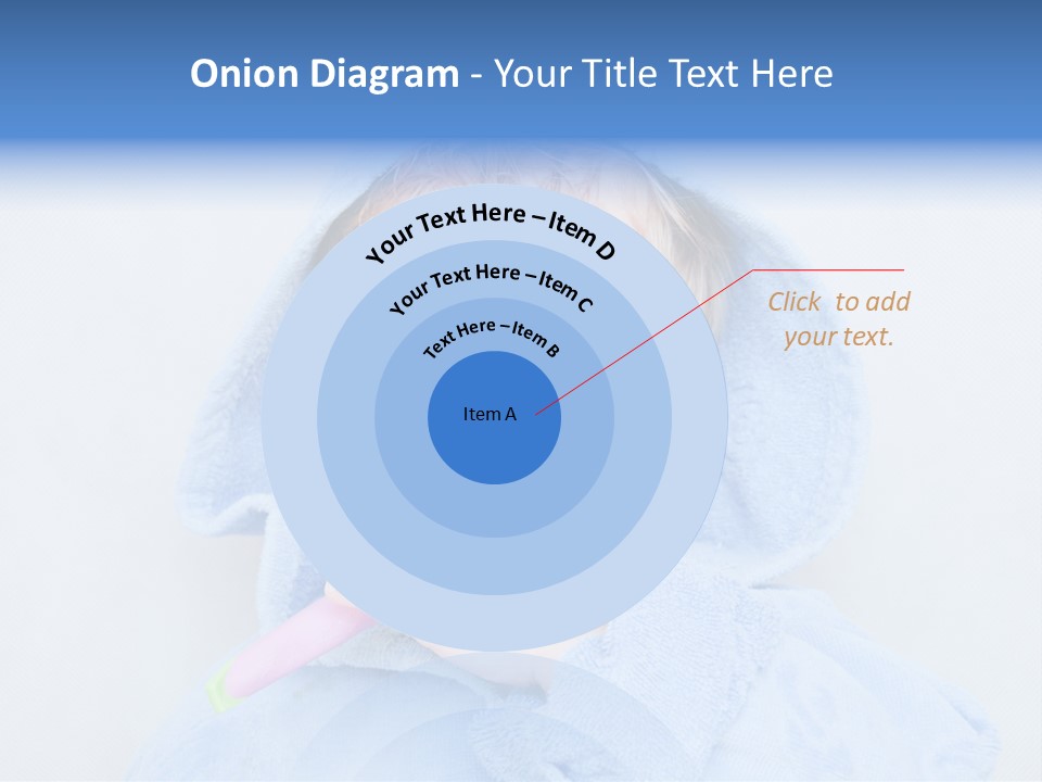 Health Mouth Boy PowerPoint Template