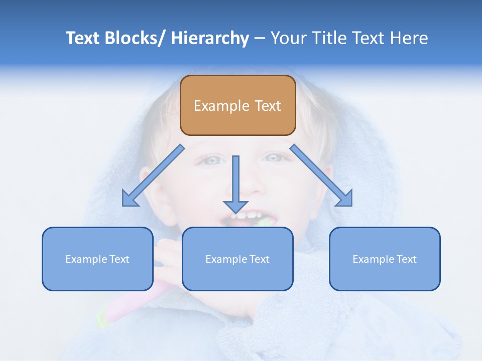 Health Mouth Boy PowerPoint Template