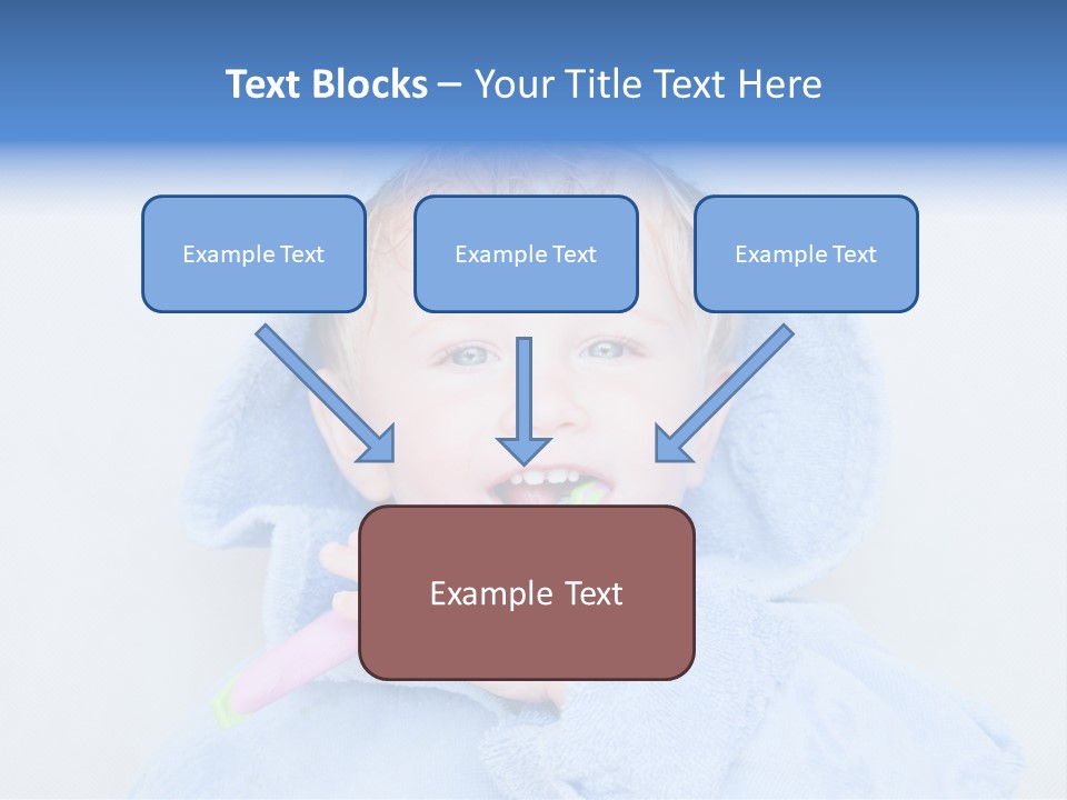 Health Mouth Boy PowerPoint Template