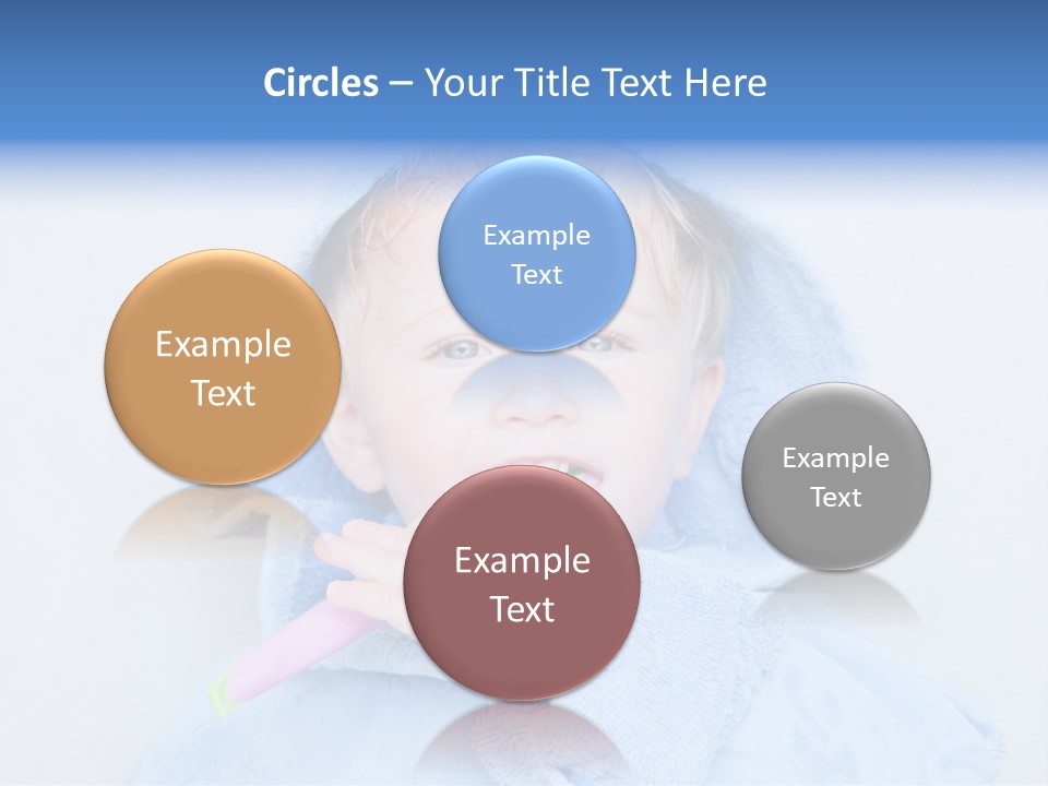 Health Mouth Boy PowerPoint Template