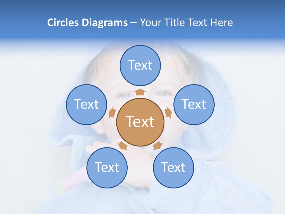 Health Mouth Boy PowerPoint Template