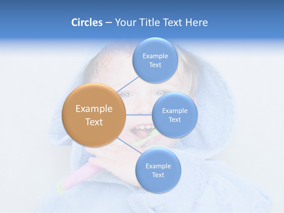 Health Mouth Boy PowerPoint Template