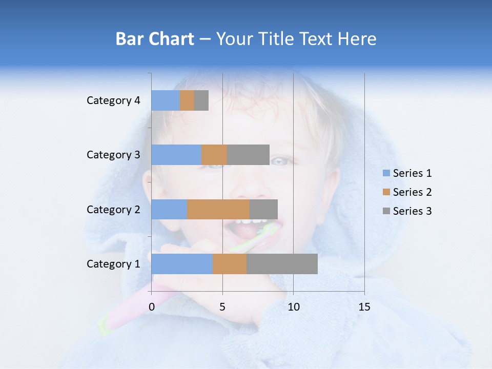 Health Mouth Boy PowerPoint Template