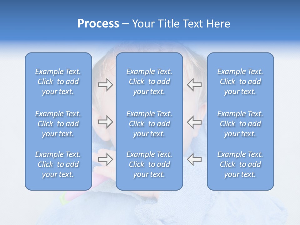 Health Mouth Boy PowerPoint Template
