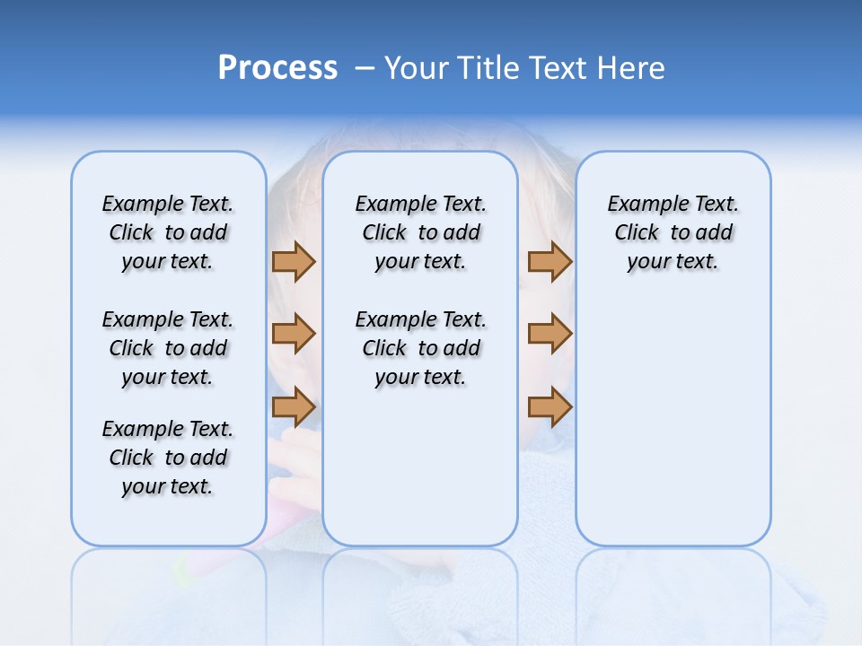 Health Mouth Boy PowerPoint Template