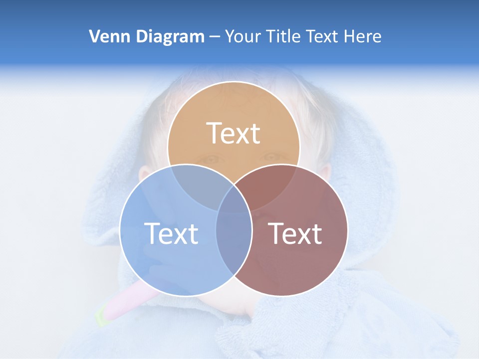 Health Mouth Boy PowerPoint Template