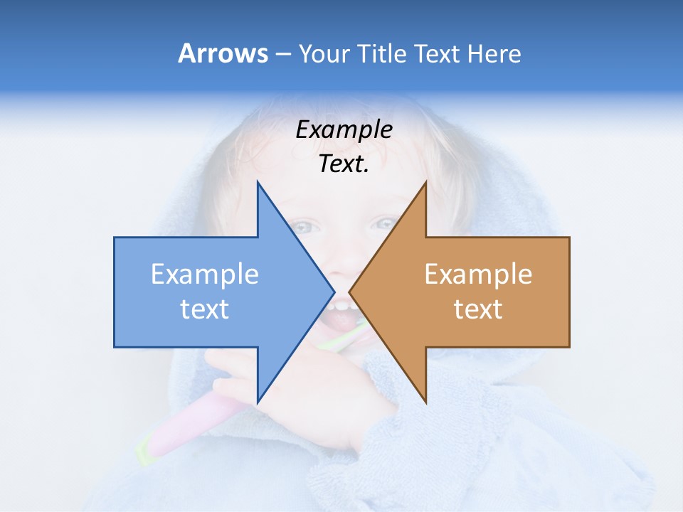 Health Mouth Boy PowerPoint Template