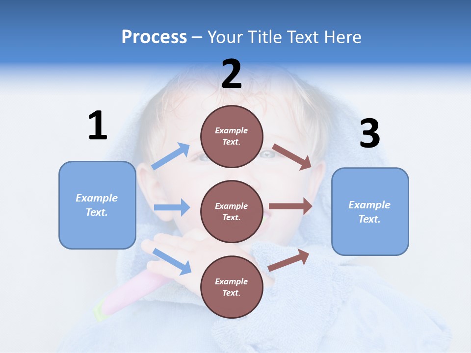 Health Mouth Boy PowerPoint Template