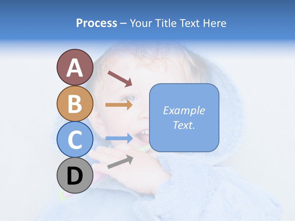 Health Mouth Boy PowerPoint Template