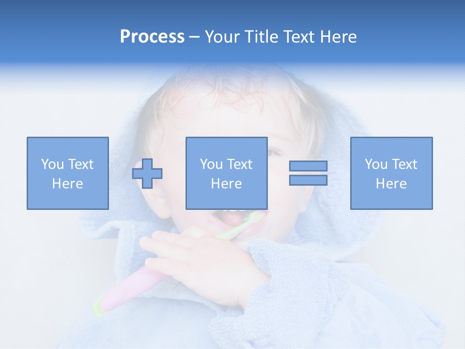 Health Mouth Boy PowerPoint Template