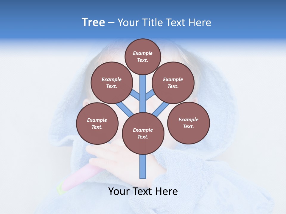 Health Mouth Boy PowerPoint Template