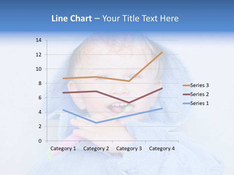 Health Mouth Boy PowerPoint Template