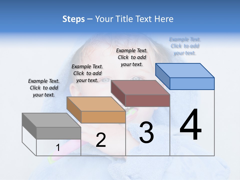 Health Mouth Boy PowerPoint Template