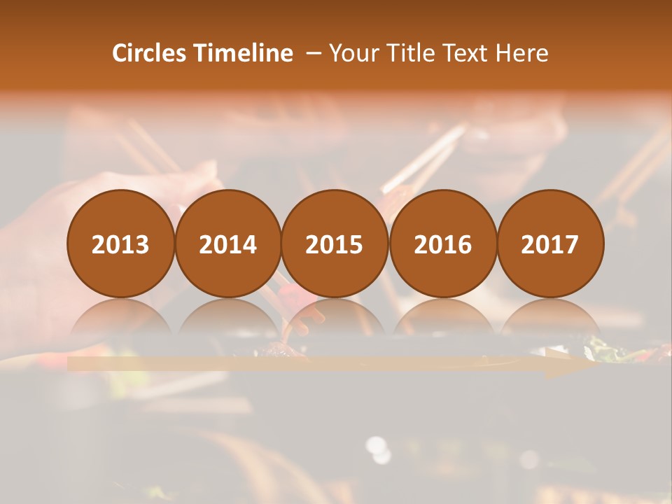 Women Thai Restaurant Hand PowerPoint Template