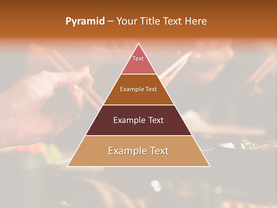 Women Thai Restaurant Hand PowerPoint Template