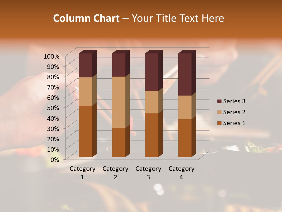 Women Thai Restaurant Hand PowerPoint Template