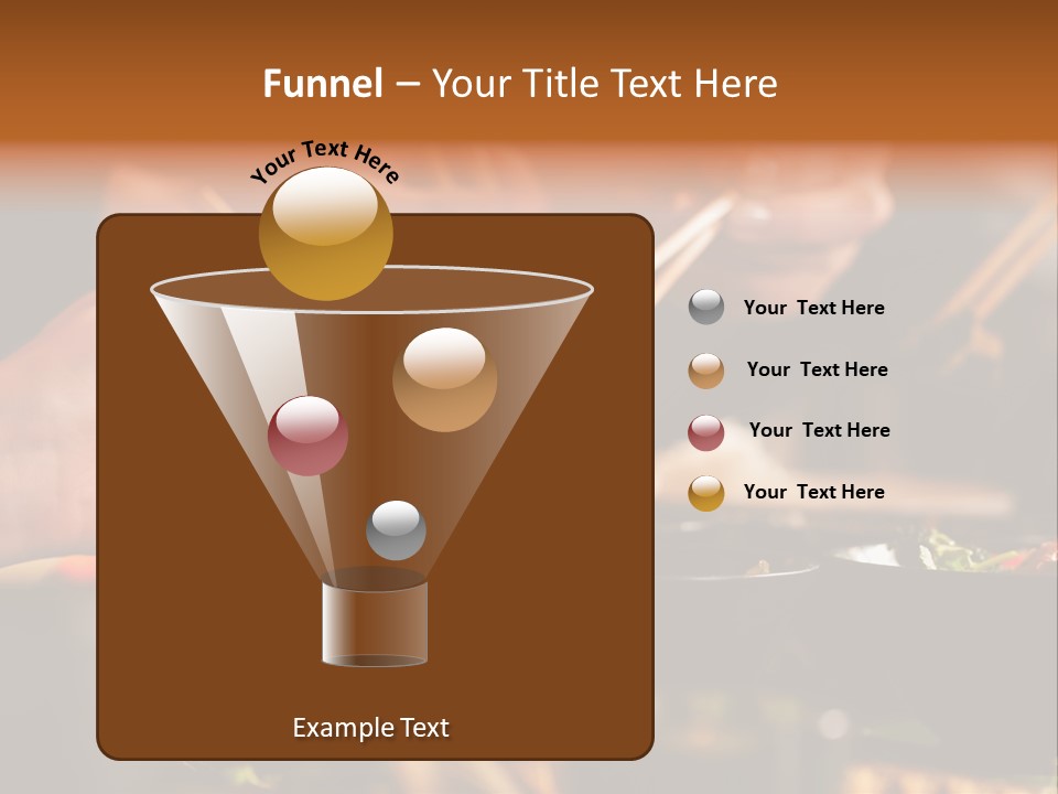 Women Thai Restaurant Hand PowerPoint Template