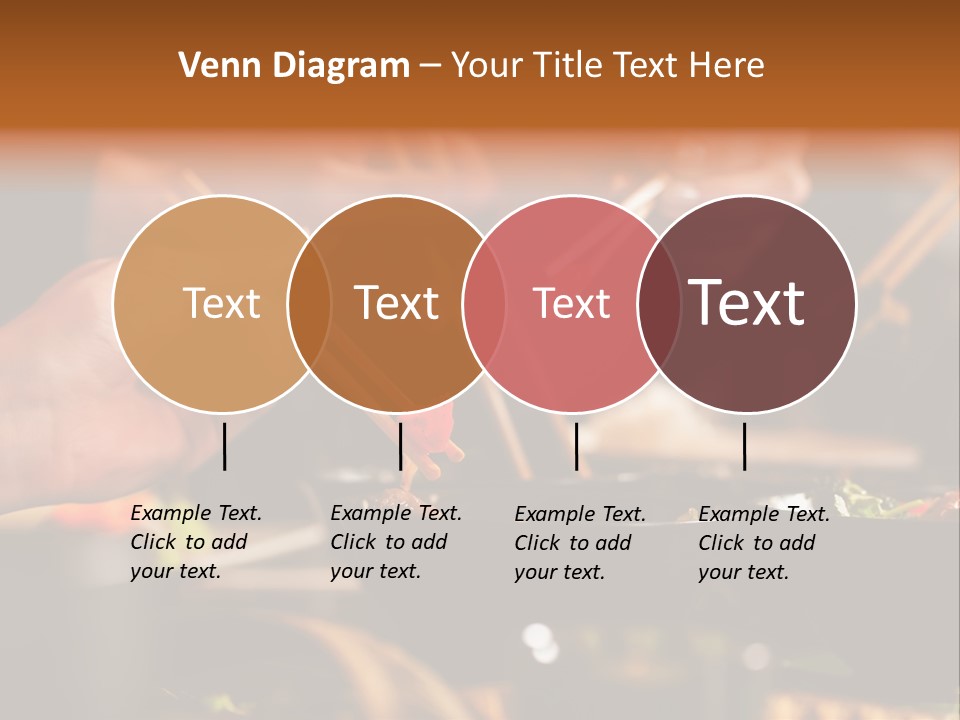 Women Thai Restaurant Hand PowerPoint Template