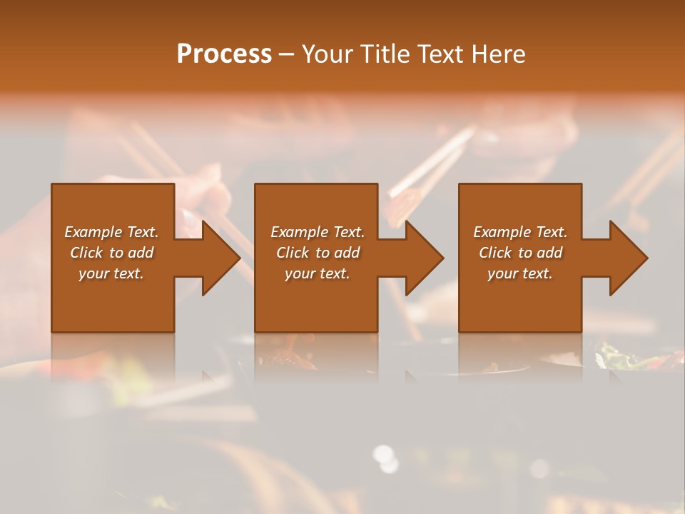 Women Thai Restaurant Hand PowerPoint Template