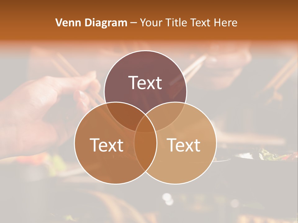 Women Thai Restaurant Hand PowerPoint Template