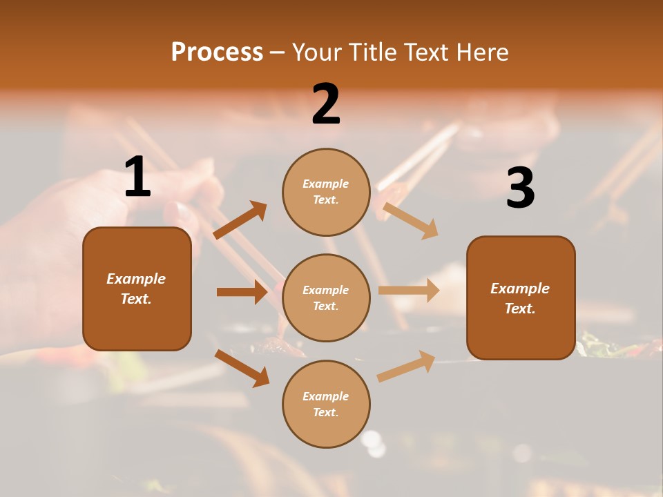 Women Thai Restaurant Hand PowerPoint Template