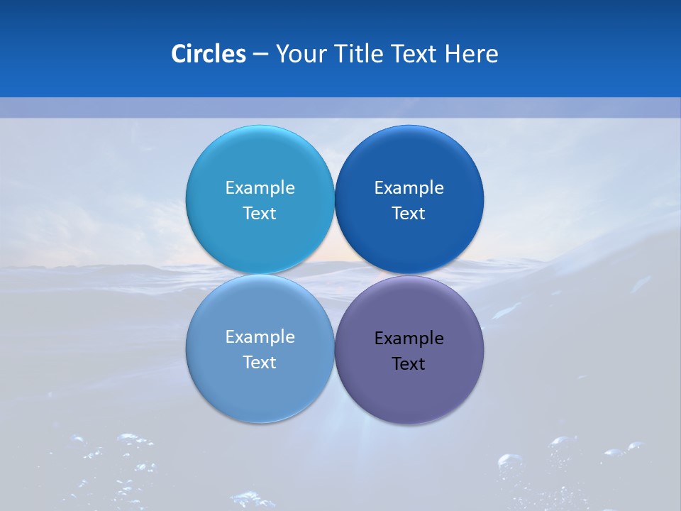 Beneath Scuba Below PowerPoint Template