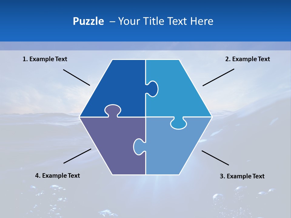 Beneath Scuba Below PowerPoint Template