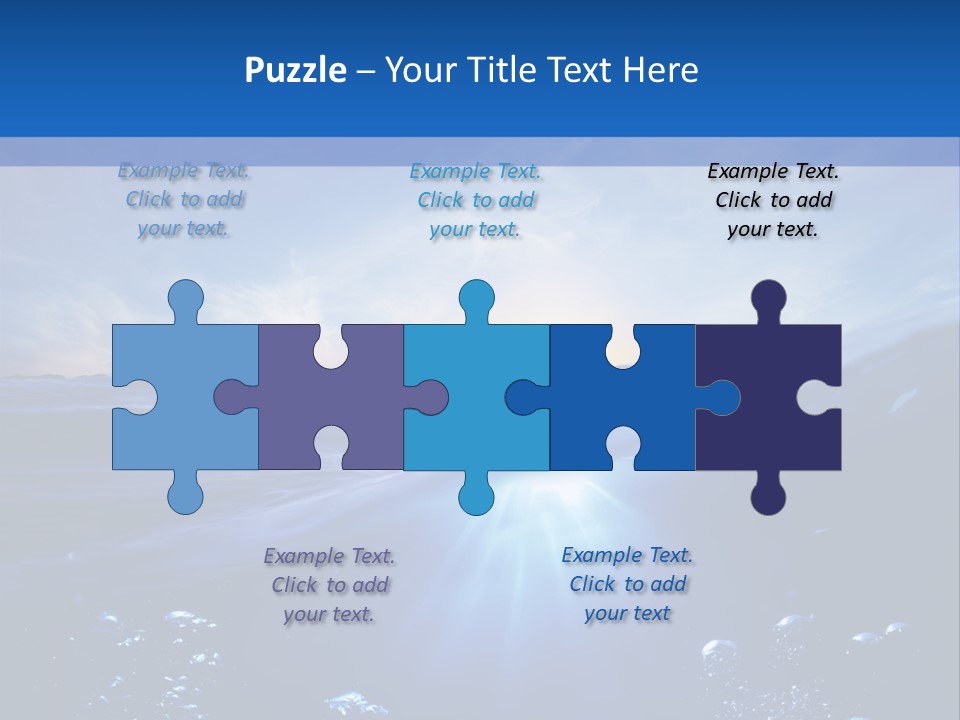 Beneath Scuba Below PowerPoint Template