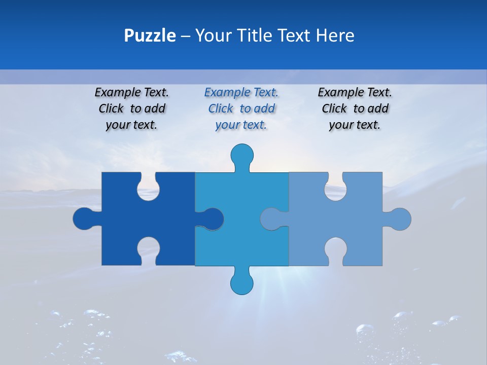 Beneath Scuba Below PowerPoint Template