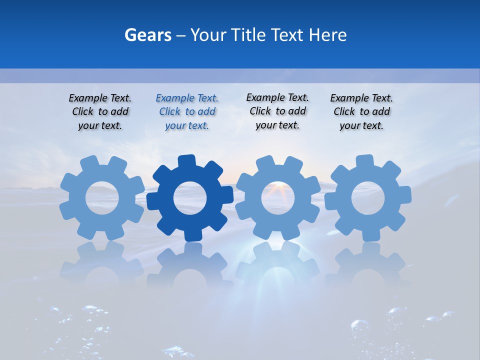 Beneath Scuba Below PowerPoint Template