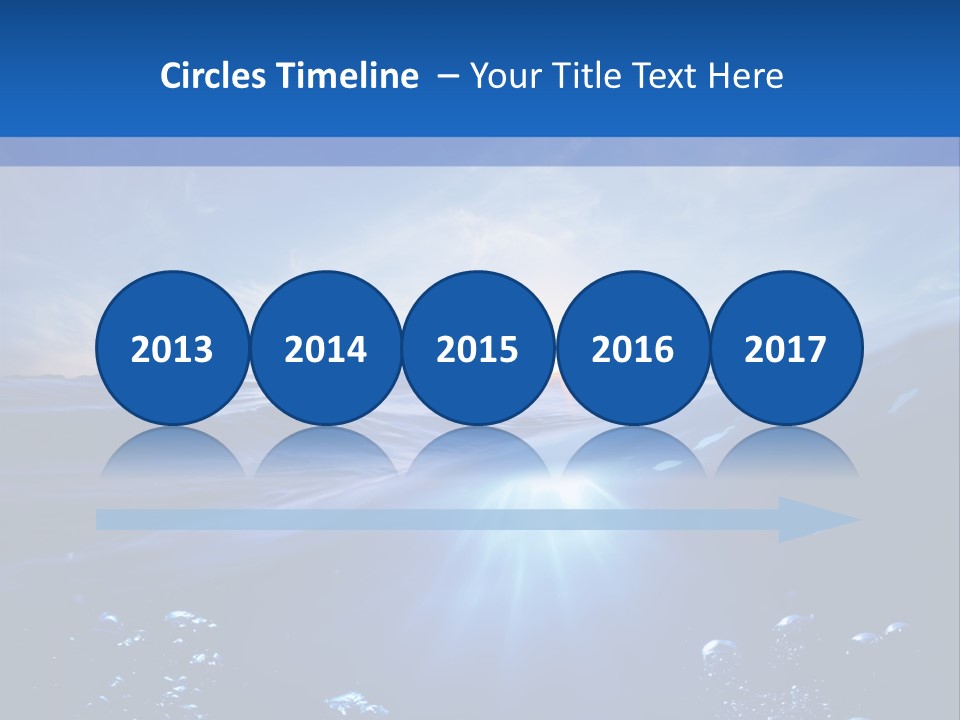 Beneath Scuba Below PowerPoint Template