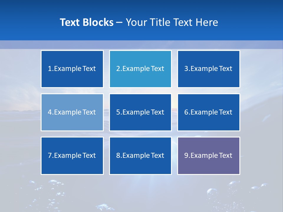 Beneath Scuba Below PowerPoint Template