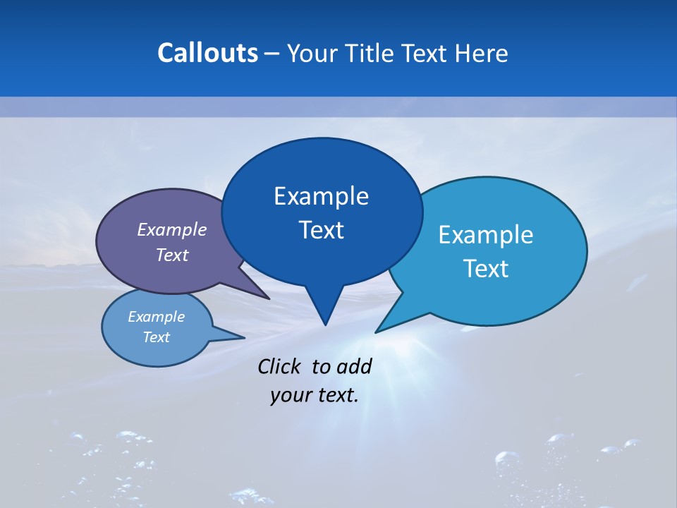 Beneath Scuba Below PowerPoint Template