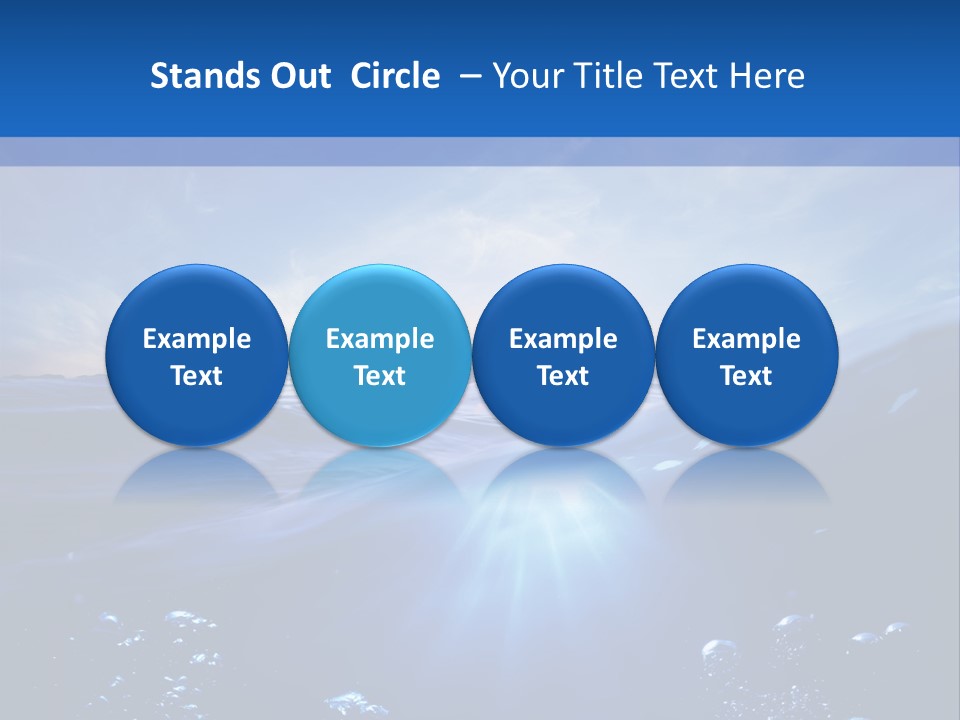 Beneath Scuba Below PowerPoint Template