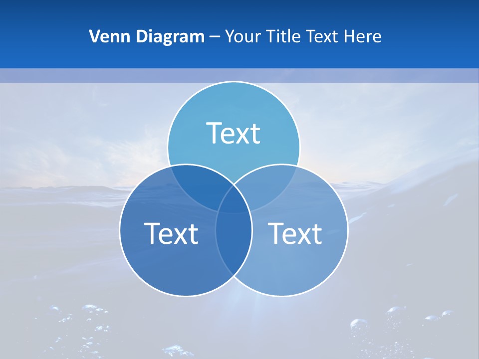 Beneath Scuba Below PowerPoint Template