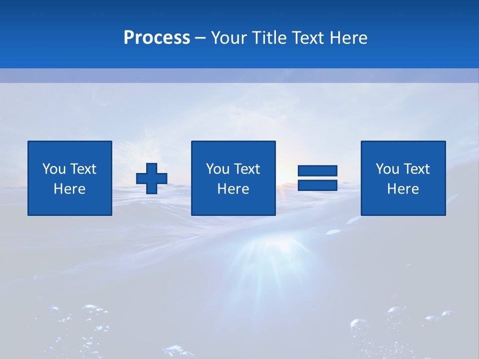 Beneath Scuba Below PowerPoint Template