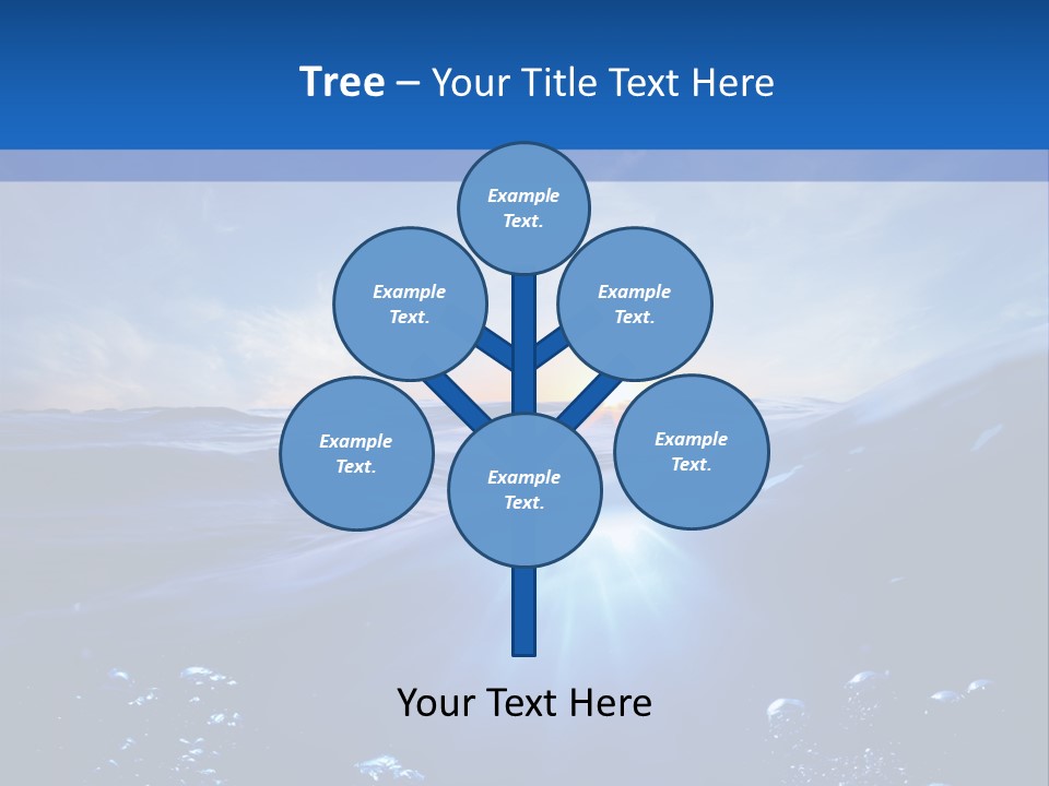 Beneath Scuba Below PowerPoint Template