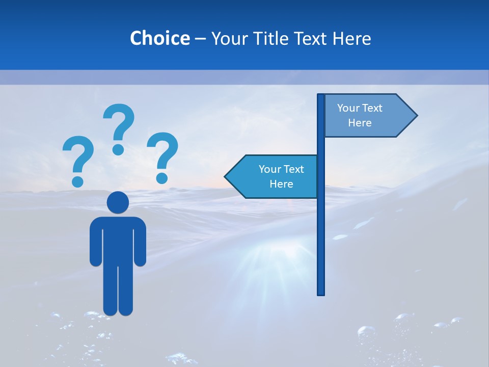 Beneath Scuba Below PowerPoint Template
