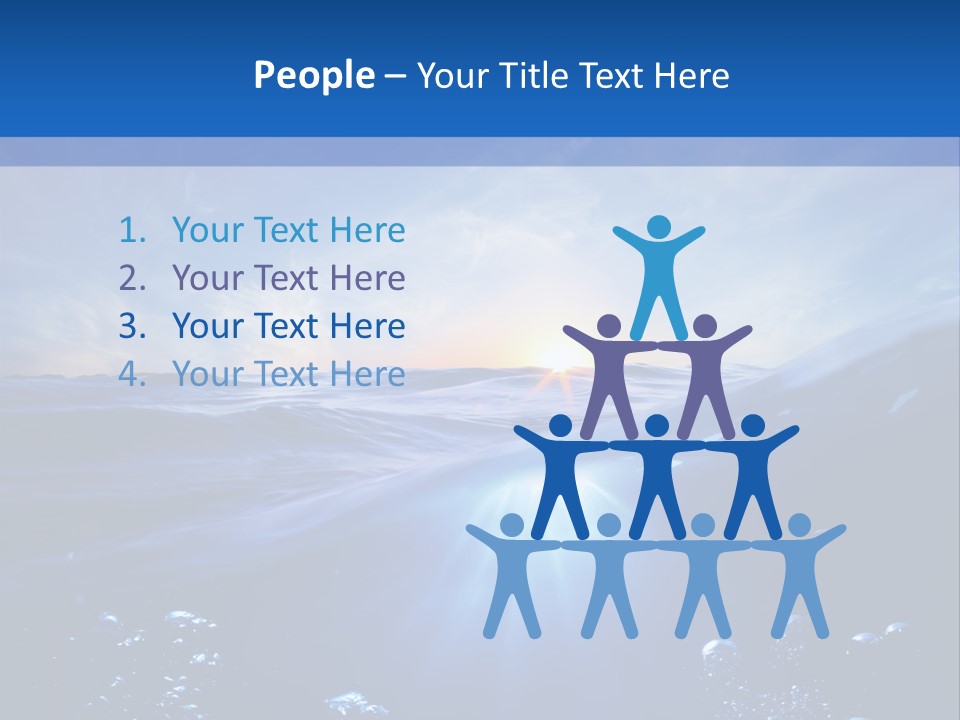 Beneath Scuba Below PowerPoint Template