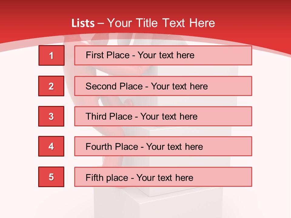 Win Competition People PowerPoint Template