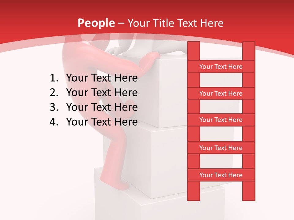 Win Competition People PowerPoint Template