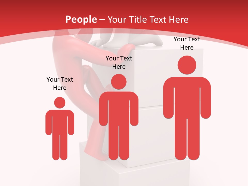 Win Competition People PowerPoint Template