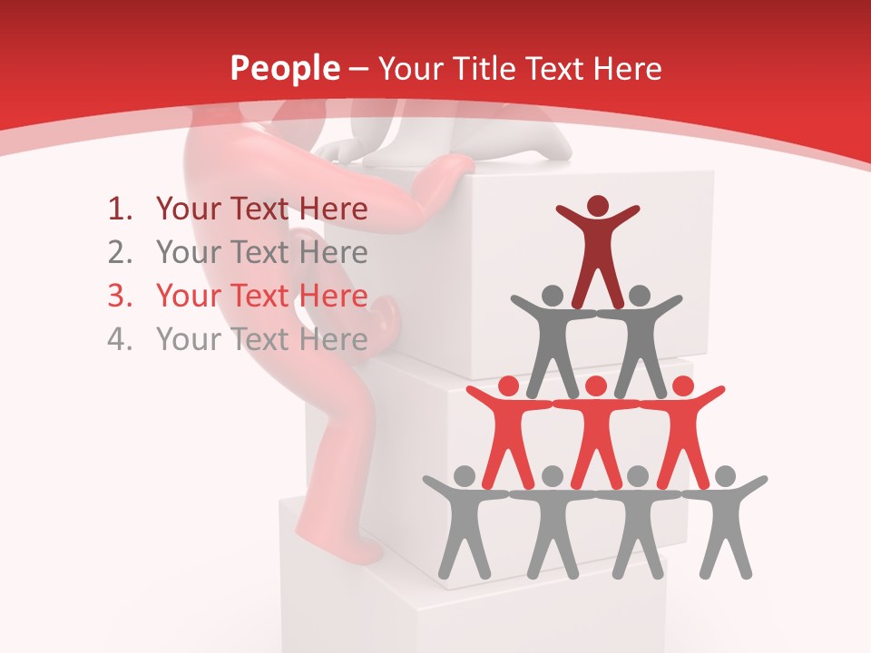 Win Competition People PowerPoint Template