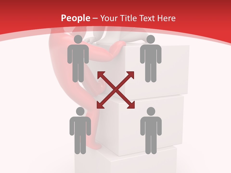 Win Competition People PowerPoint Template