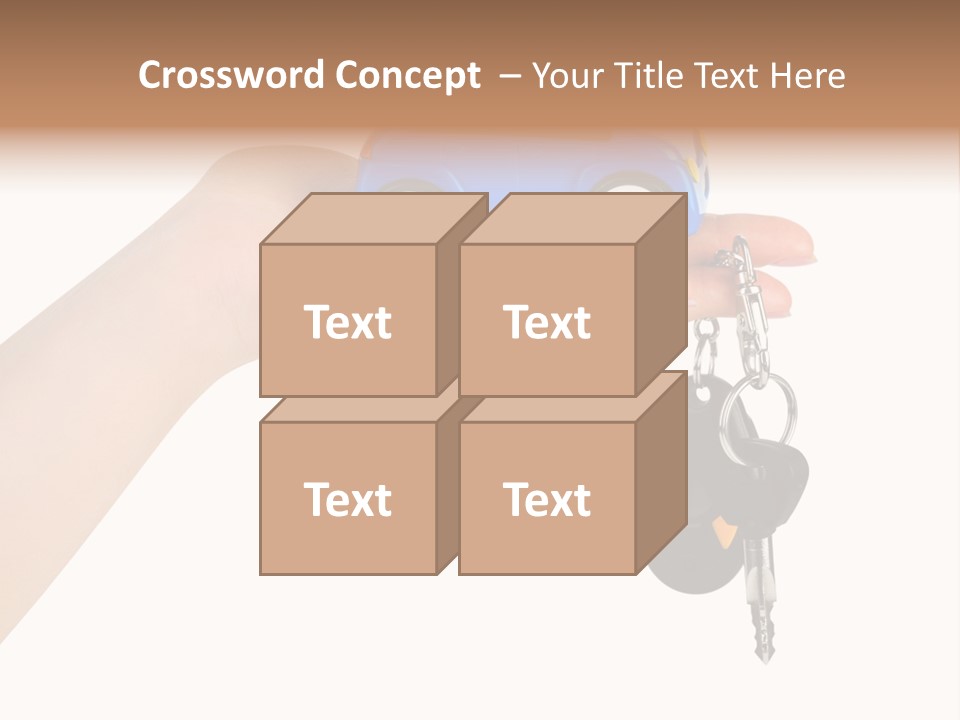 Black Give Open PowerPoint Template