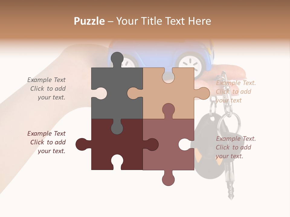 Black Give Open PowerPoint Template