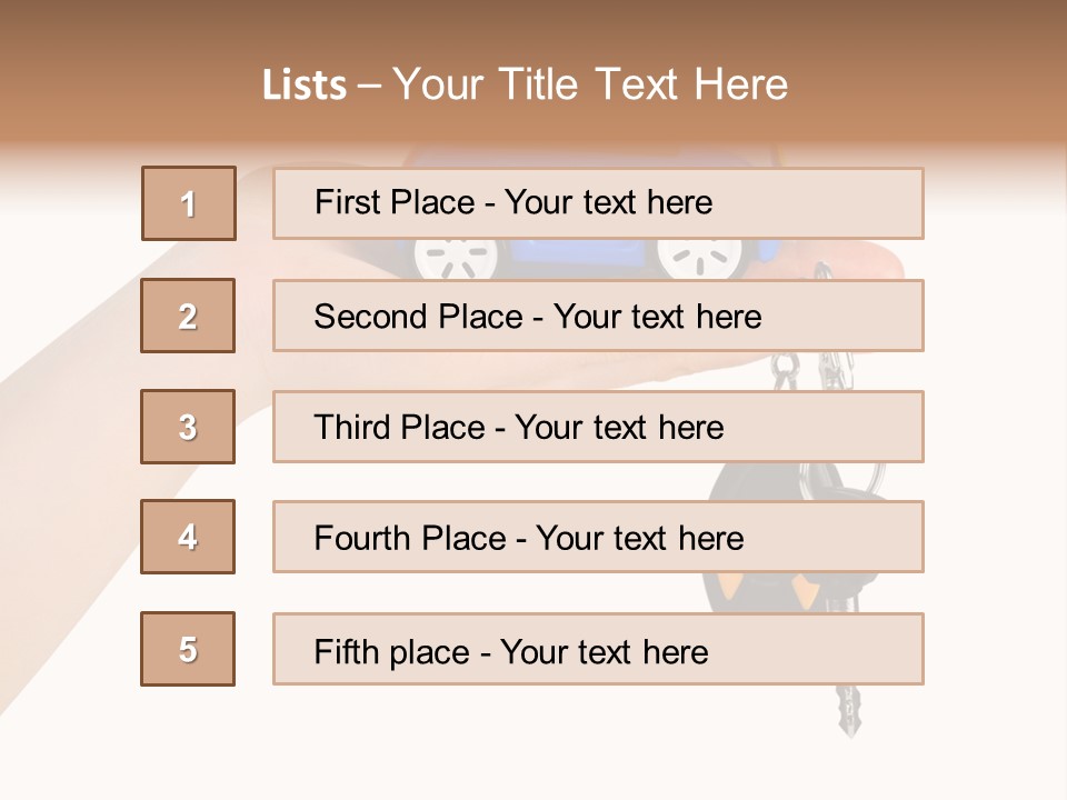 Black Give Open PowerPoint Template