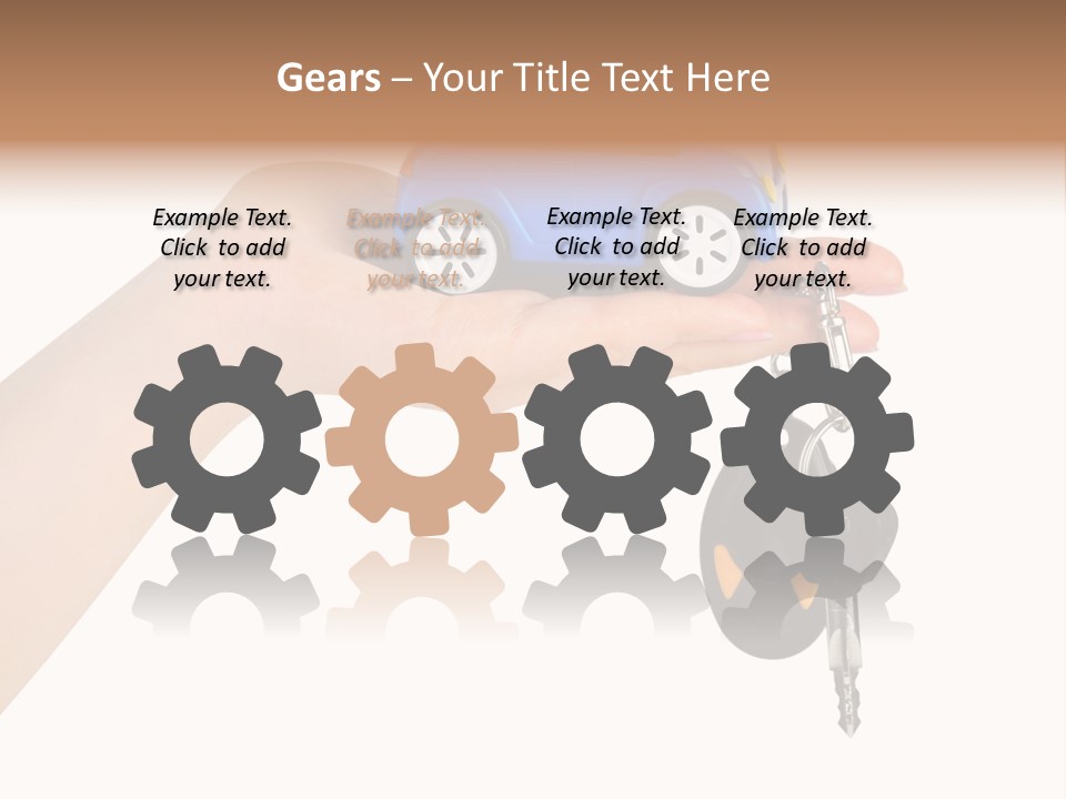 Black Give Open PowerPoint Template