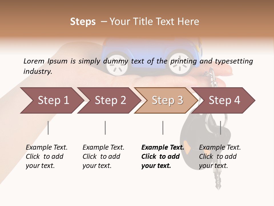 Black Give Open PowerPoint Template