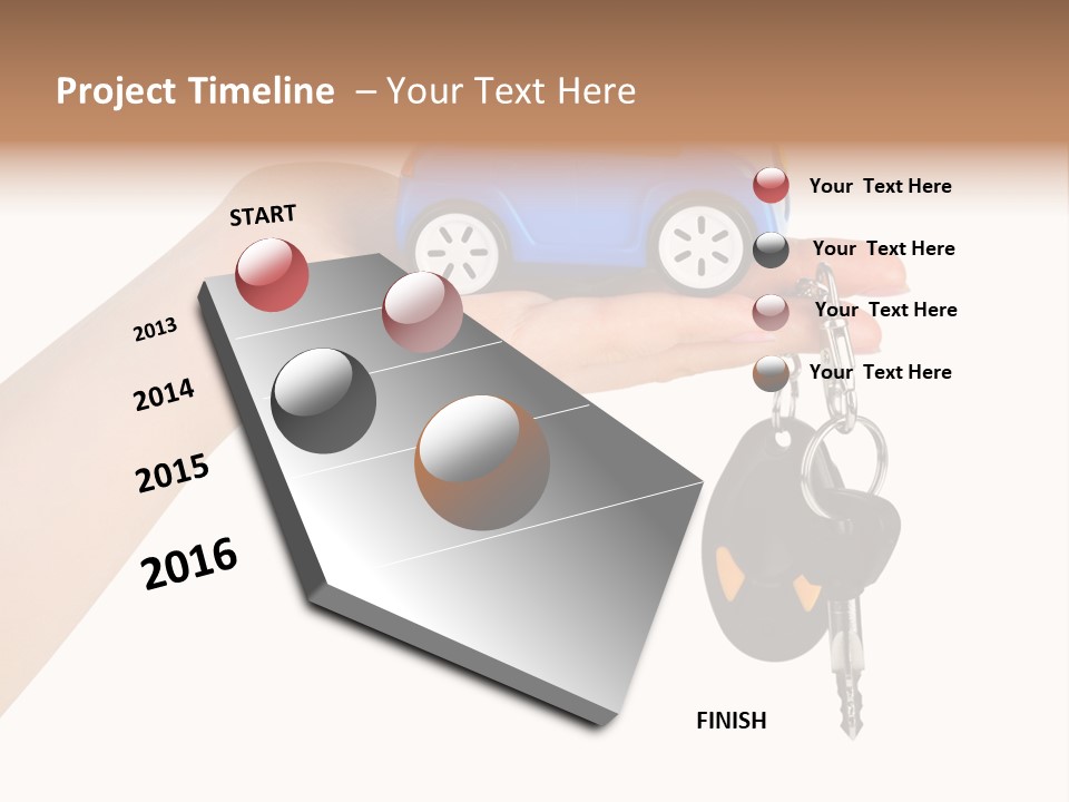 Black Give Open PowerPoint Template